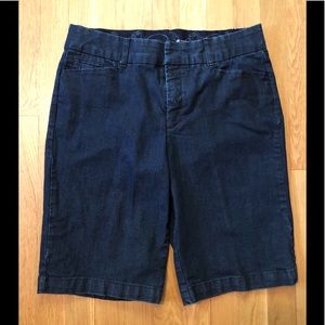 JM Collection Denim Bermuda Shorts
